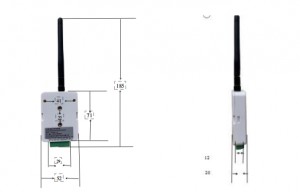 Remote Wireless Hand Switch NKL10 Solo | Bluetooth X-ray Exposure Hand Switch