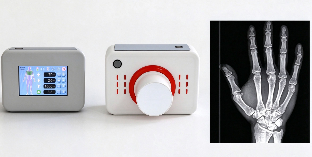 Periportal Handheld DR X Ray Unit For Orthopedic On Site Instant Imaging